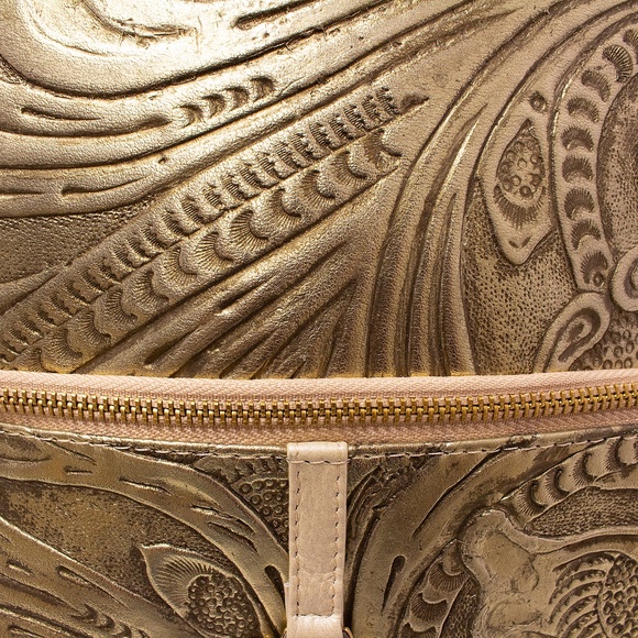 AngeLozano Chiapas Chiseled Gold Backpack main image 6